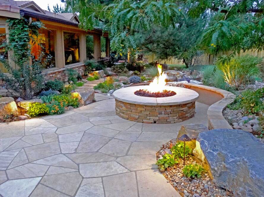 flagstone patios