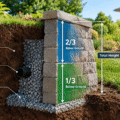 What Is the 1/3 Rule for Retaining Walls?